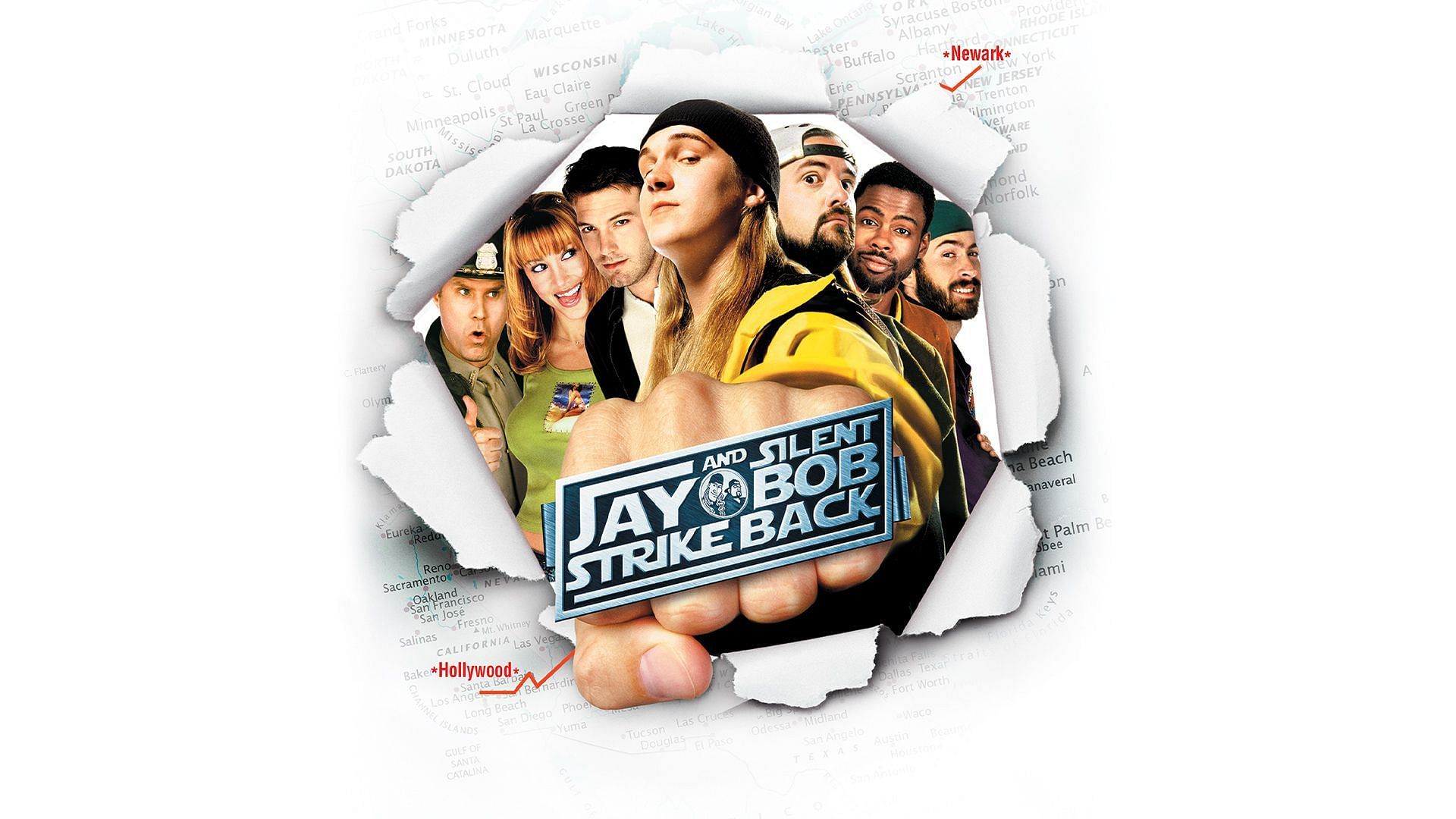 The cast of Jay and Silent Bob Strike Back (Image via Paramount+)